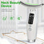 Rechargeable facial and neck skincare device, 7 modes, USB charging, vibration heating massage, ergonomic design, suitable for home use - ideal gift for women, daily skincare assistant, digital display function, skincare tool, must-have for beauty enthusi