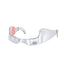 Red Light Eye Massager,Red Light Glasses,Under Eye Light Therapy Device,Red Light Beauty Device Eye Massage Light-Weight,Reducing Dark Circles,Puffiness,Wrinkles (Milky)