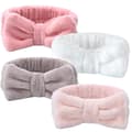 Spa Headband 4 Pack White / Brown / Rose Pink / Light Pink Main image