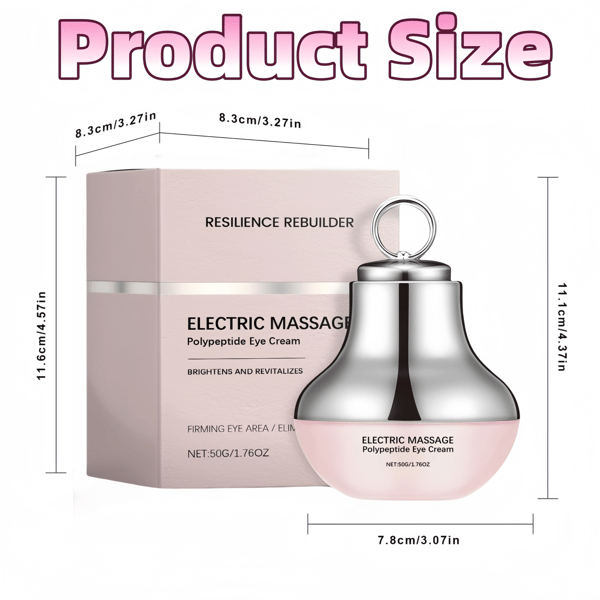 Microcurrent Eye Cream with Hyaluronic Acid 15 ml
