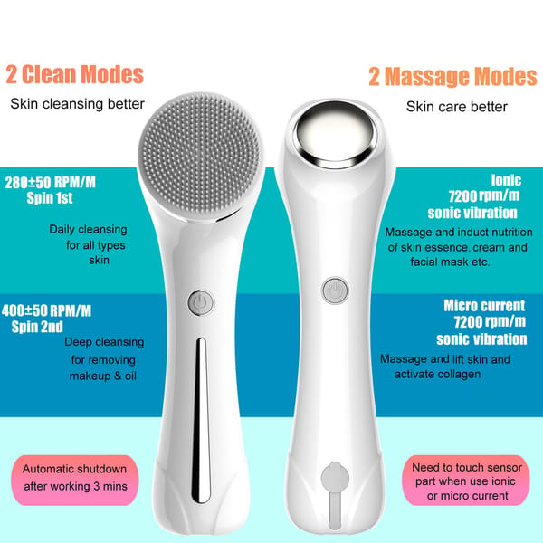 Electric Facial Cleansing Brush 6 In 1