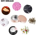 Aluminum Cosmetic Tin Jars 12 Pack