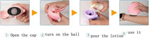 Silicone Sunscreen Applicator Pink