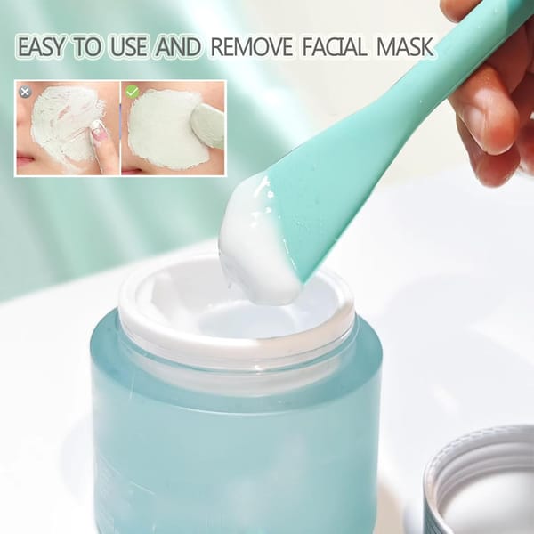 Lip Scrub and Face Mask Brush Set 8 Piece