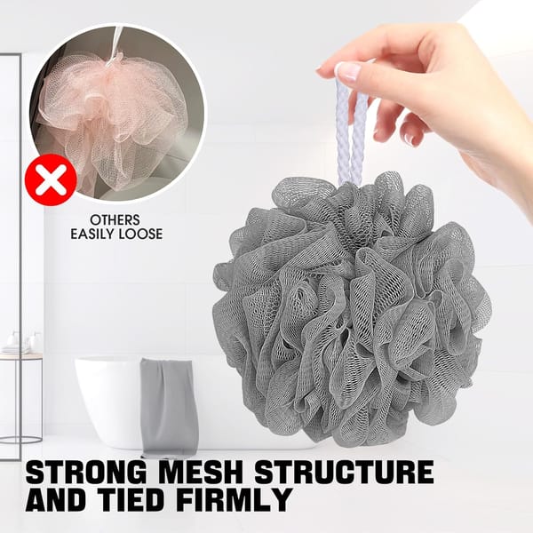 Loofah Bath Sponge 4 Pack
