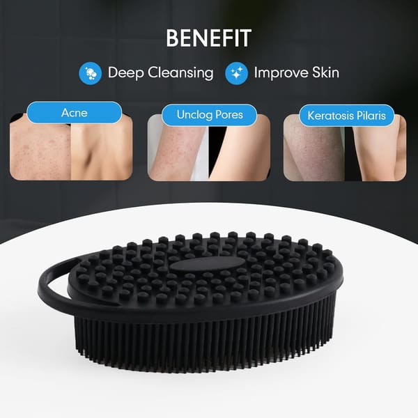 Silicone Body Scrubber 2 Pack