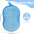 Soft Bath Sponge Blue Pink 2 Pack Secondary image