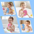 Soft Bath Sponge Blue Pink 2 Pack