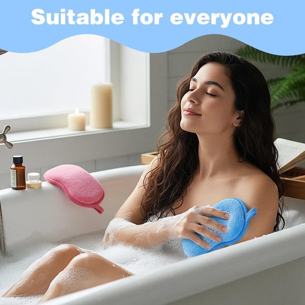 Soft Bath Sponge Blue Pink 2 Pack