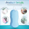 Magic Exfoliating Bath Sponge 4 Pack Secondary image