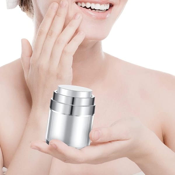 Airless Pump Cream Jar 100ml 4 Pack