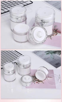 Airless Pump Cream Jar 100ml 4 Pack