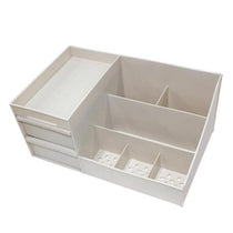Pink Cosmetic Storage Box with Drawers
