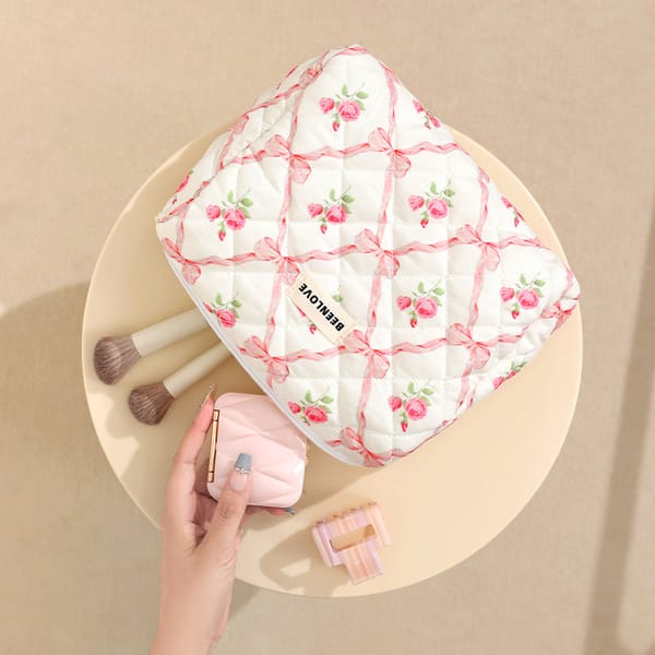 Pink Cosmetic Travel Storage Set 3 Piece