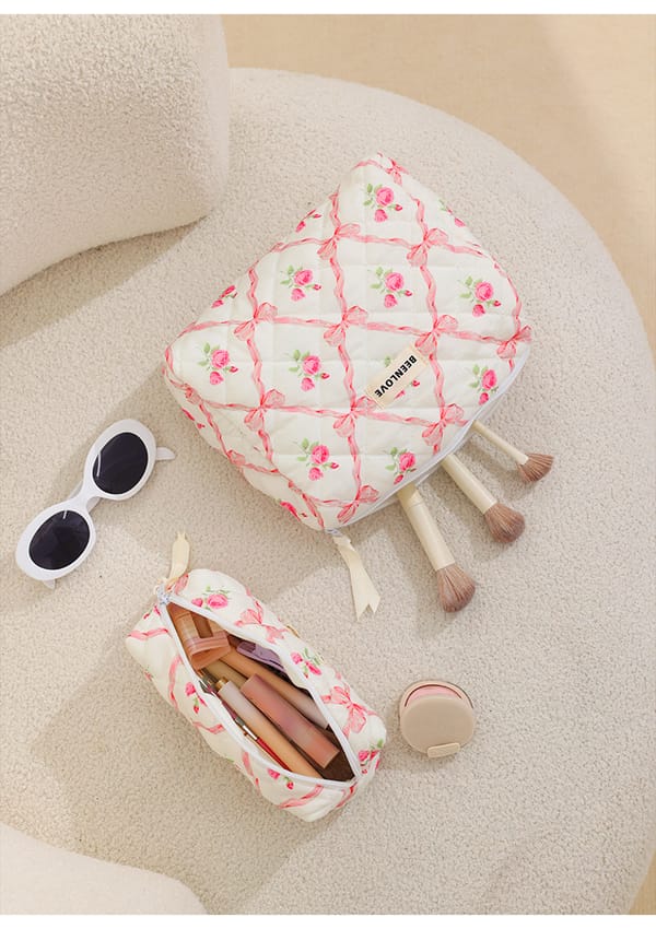 Pink Cosmetic Travel Storage Set 3 Piece