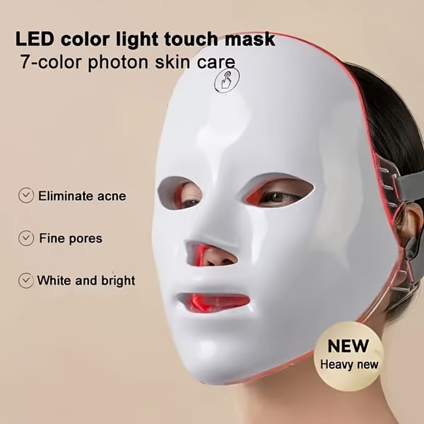 7 Color LED Face Mask 112 LEDs