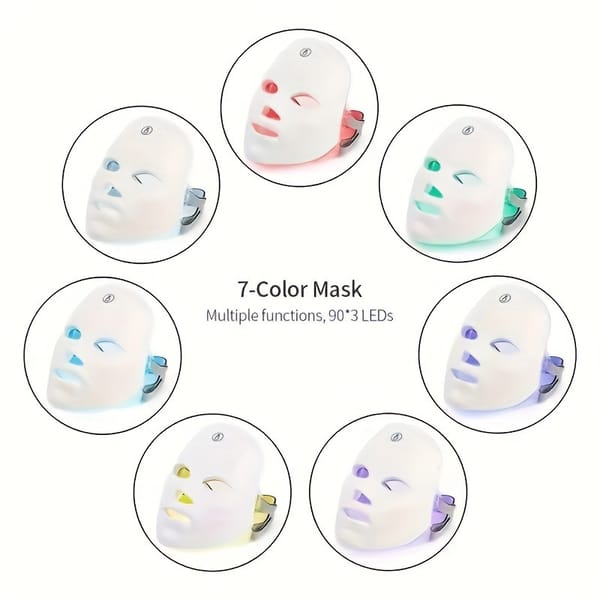 7 Color LED Face Mask 112 LEDs