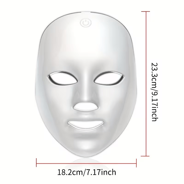 7 Color LED Facial Mask Light Beige Secondary image