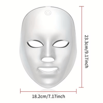 7 Color LED Facial Mask Light Beige