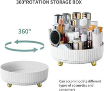 Rotating Cosmetic Organizer White