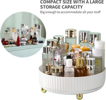 Rotating Cosmetic Organizer White