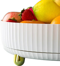Rotating Cosmetic Organizer White
