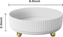 Rotating Cosmetic Organizer White