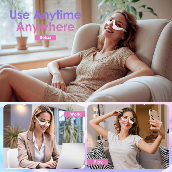 Eye Contour Beauty Massager White