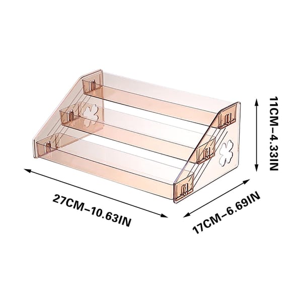 Acrylic Display Shelf 3 Tier Clear Secondary image