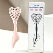 Stainless Steel Heart Face Massage Roller