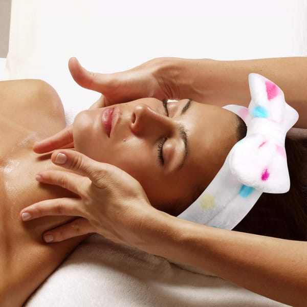 Spa Headband and Wristband Set 6 Piece