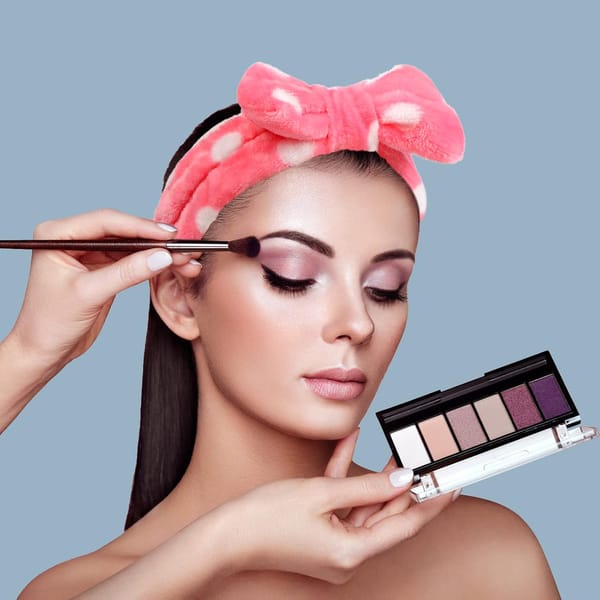 Spa Headband and Wristband Set 6 Piece