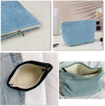 Corduroy Cosmetic Bag 3 Pack
