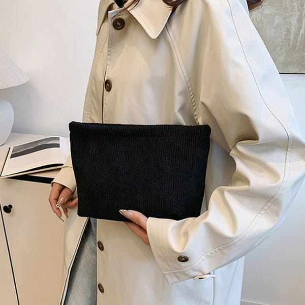 Corduroy Cosmetic Bag 3 Pack