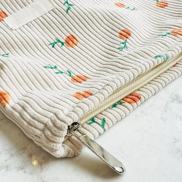Corduroy Cosmetic Bag 2 Pack