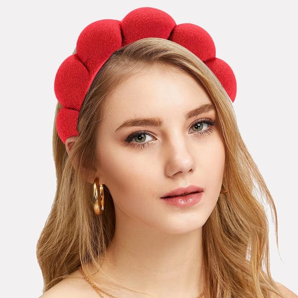 Bubble Terry Cloth Spa Headband