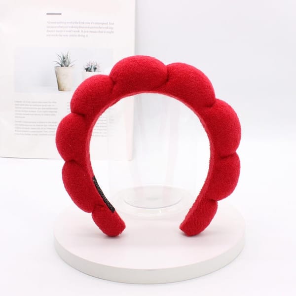 Bubble Terry Cloth Spa Headband