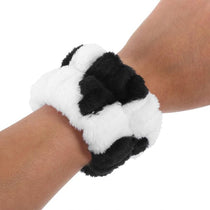 Flannel Cow Horn Headband With Wristbands