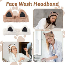 Cat Ears Spa Headband 2 Pack