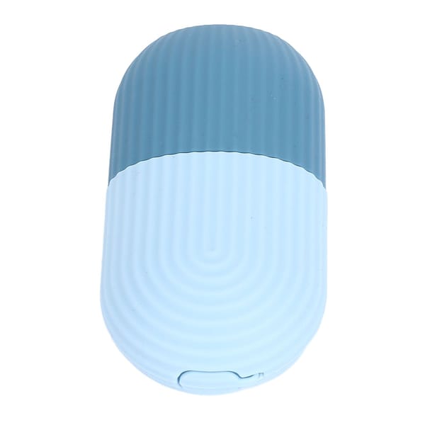 Silicone Face Ice Roller Light Blue