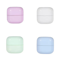 Square Cosmetic Cream Jars Pink 50ml 10 Pack