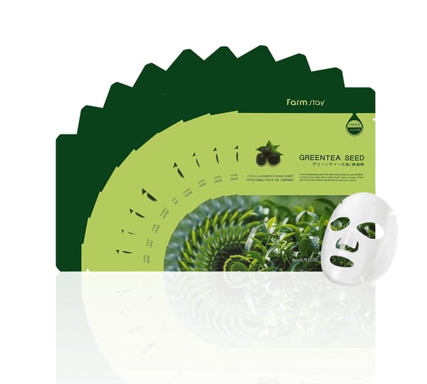 Farmstay Green Tea Hydrating Face Mask Sheet 10 Pack