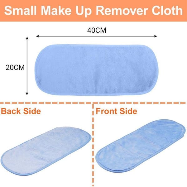 Microfibre Makeup Remover Towel Light Blue 40 x 20 cm