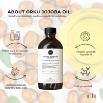 Orku Organic Castor and Jojoba Oil Pack 500ml