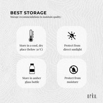 Orku Organic Castor and Jojoba Oil Pack 500ml