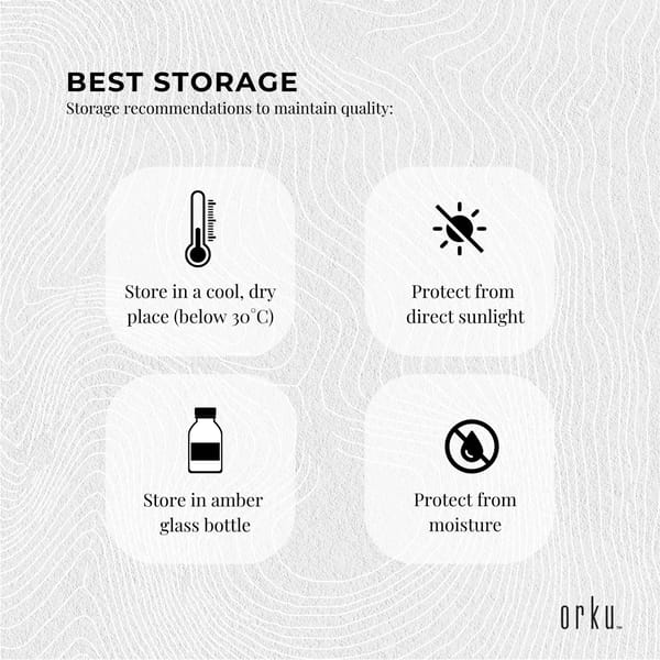 Orku Organic Castor and Jojoba Oil Pack 500ml