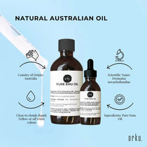 Orku Pure Emu Oil 250ml with Bonus 25ml
