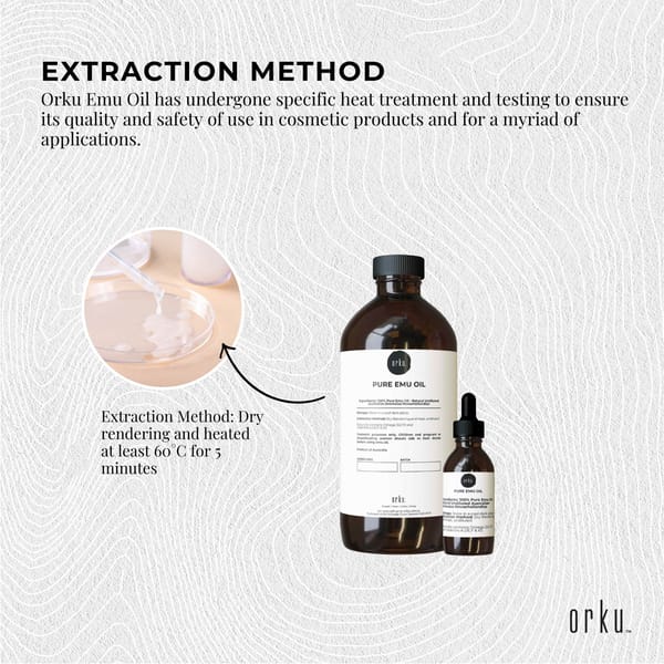 Orku Pure Emu Oil 250ml with Bonus 25ml