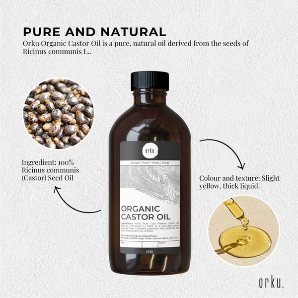 Orku Organic Castor Oil 1.5L