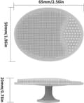 Silicone Face Scrubber Brush 2 Pack White